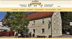 Desktop Screenshot of gasthof-wittelsbacher-hof.de